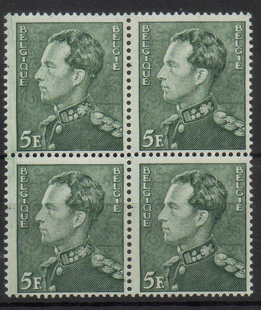 Année 1936 : 433 bloc de 4 timbres  ** - Poortman, Enlèvement ou Envoi