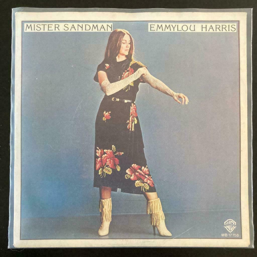 7" Emmylou Harris - Mister Sandman (WARNER BROS. 1981) VG+, Gebruikt, Verzenden, 7 inch, Single