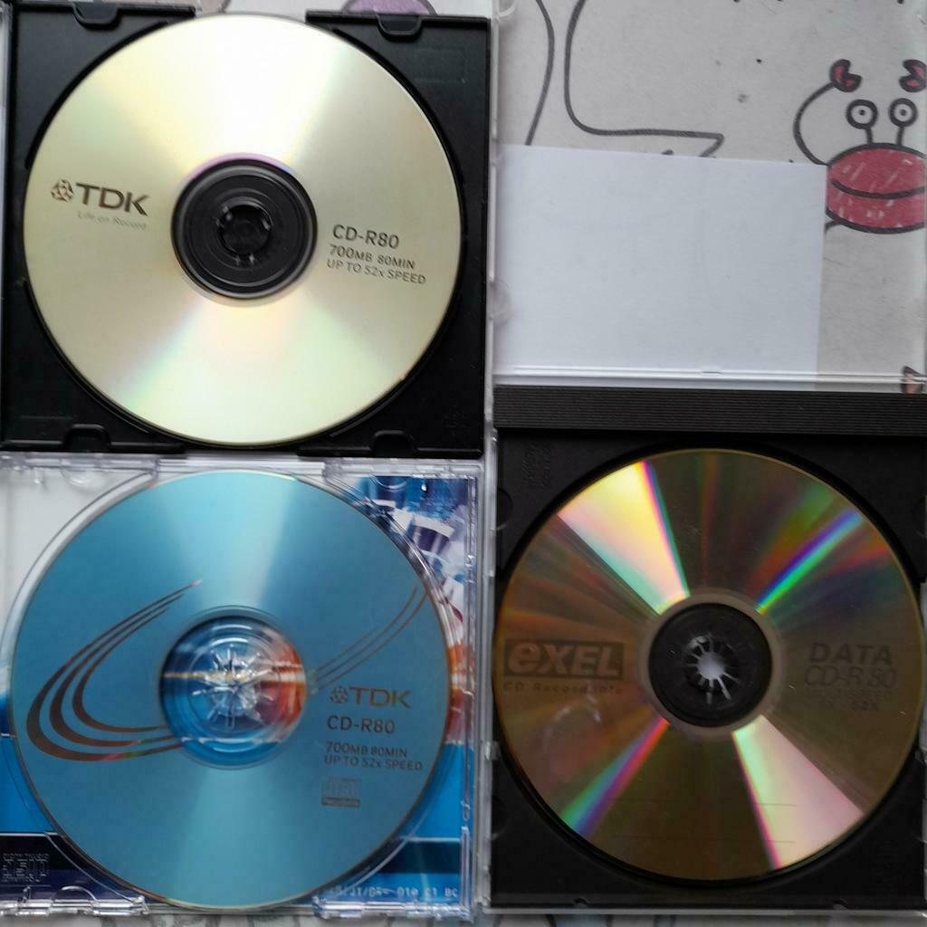 3 CD-R80 700MB 52x, 2 TDK et 1 EXEL, Neuf, Enlèvement ou Envoi, Cd, TDK