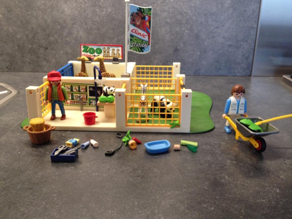 Playmobil dierenverzorging station 4009, Ophalen of Verzenden, Zo goed als nieuw, Complete set
