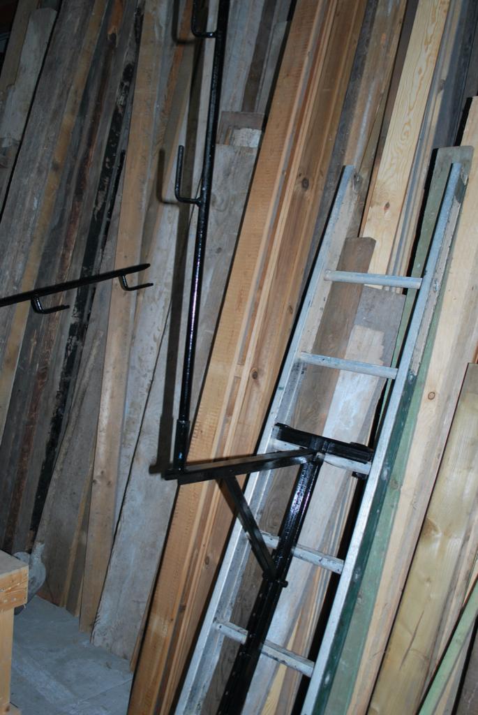 Ladderhaken, Ophalen