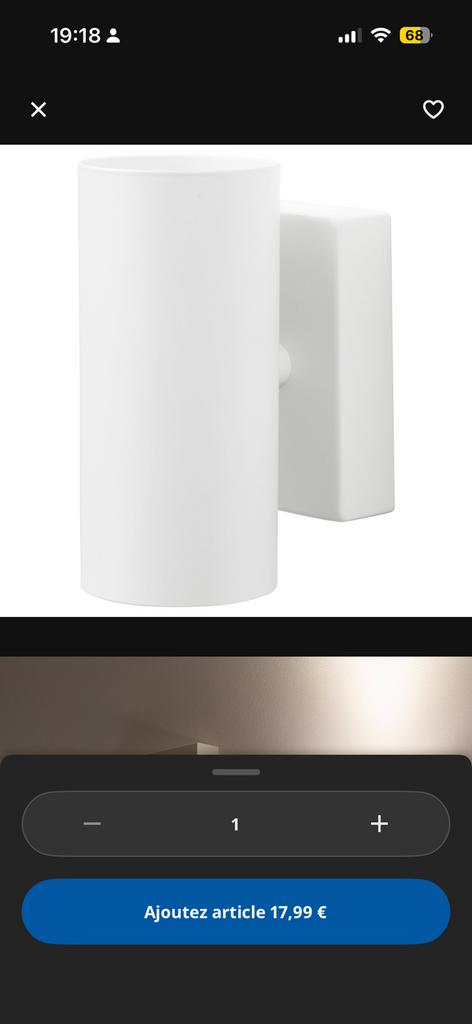 Lampe Ikea Nymane, Ophalen, Zo goed als nieuw