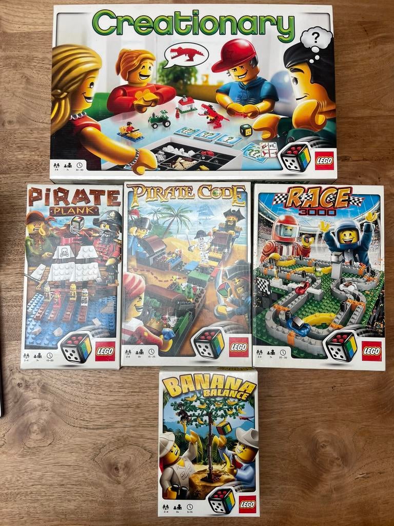 LEGO (5 sets) – 3839, 3840, 3844, 3848, 3853 – Compleet, Ophalen of Verzenden, Zo goed als nieuw, Complete set, Lego