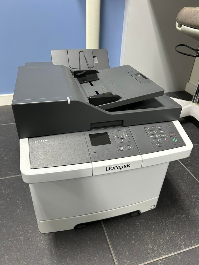 Lexmark CX317dn laserprinter, Computers en Software, Printers, Ophalen, Printer, Zo goed als nieuw, Draadloos