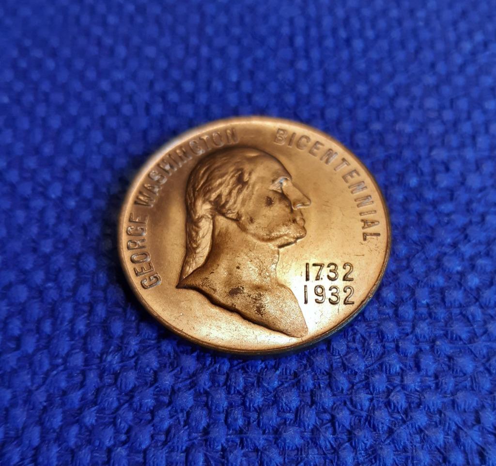 1732 - 1932 George Washington Bicentennial Coin, Postzegels en Munten, Ophalen of Verzenden, Noord-Amerika, Losse munt