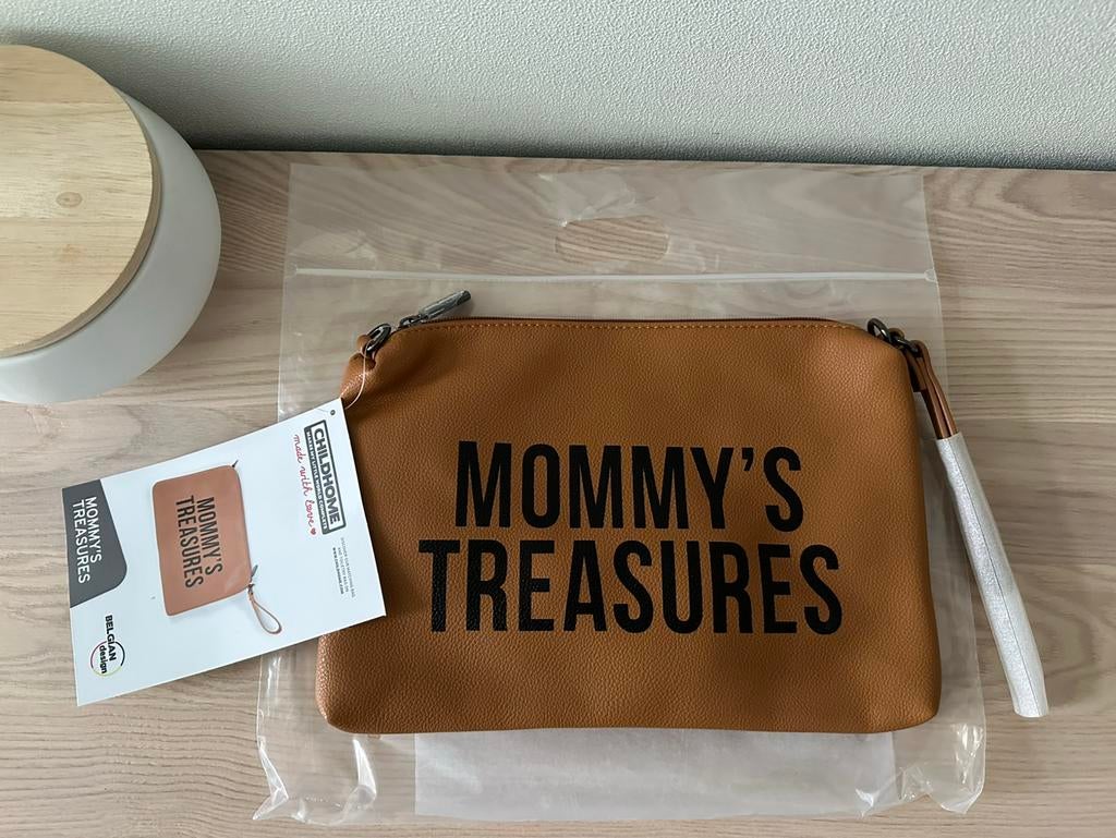 Childhome Mommy’s treasures clutch, Enlèvement ou Envoi, Neuf, Brun, Sac à bandoulière