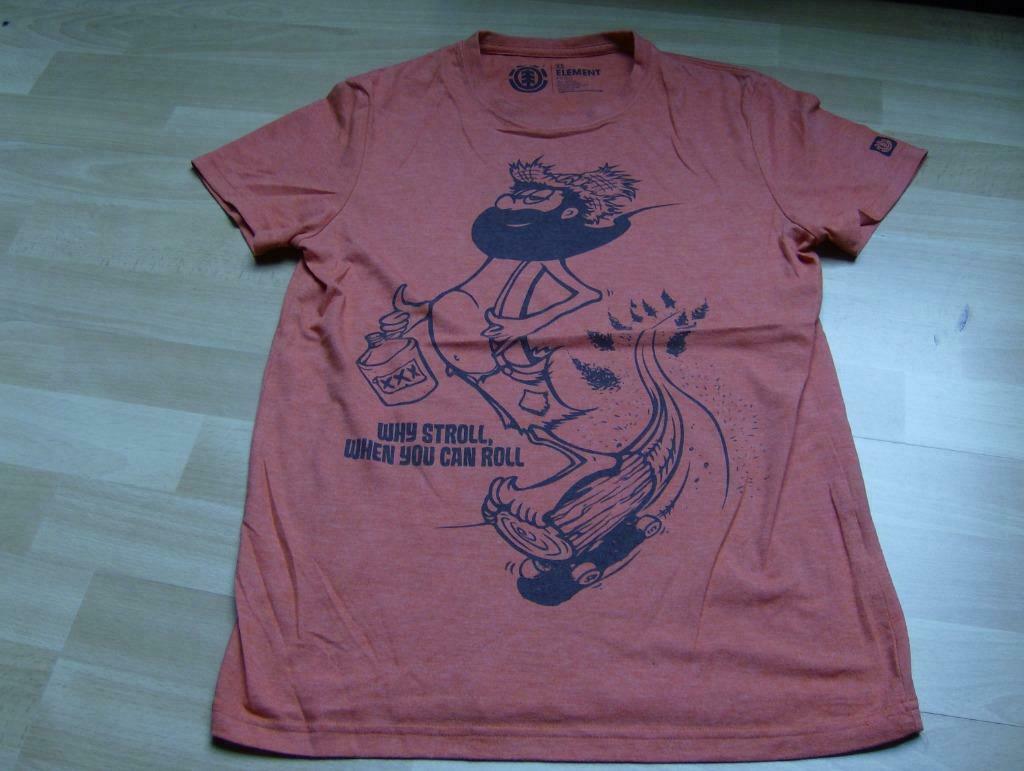 t-shirt oranje merk element - maat xs skatemerk duur in aank, Kleding | Heren, T-shirts, Oranje, Ophalen of Verzenden, Element