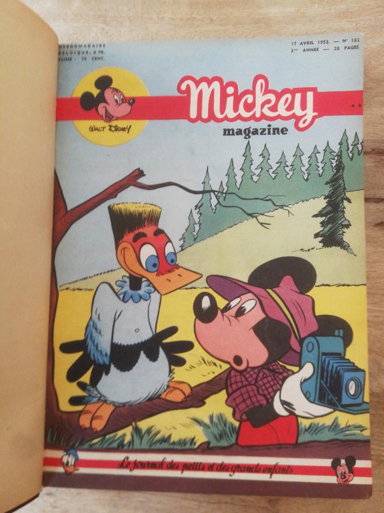 Walt Disney Mickey Magazine 1953 hardcover, Boeken, Ophalen of Verzenden, Gelezen