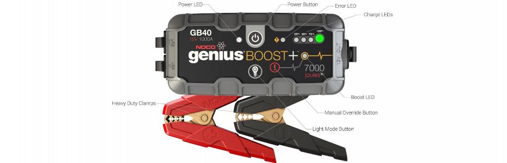Démarreur Genius GB40 1000 A !, Neuf, Enlèvement ou Envoi, USA, Genius