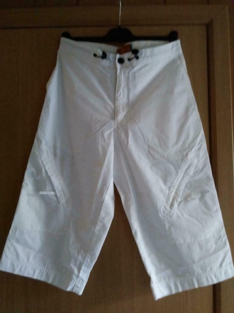 Witte heren bermuda, maat 42, Enlèvement ou Envoi, Comme neuf, Blanc