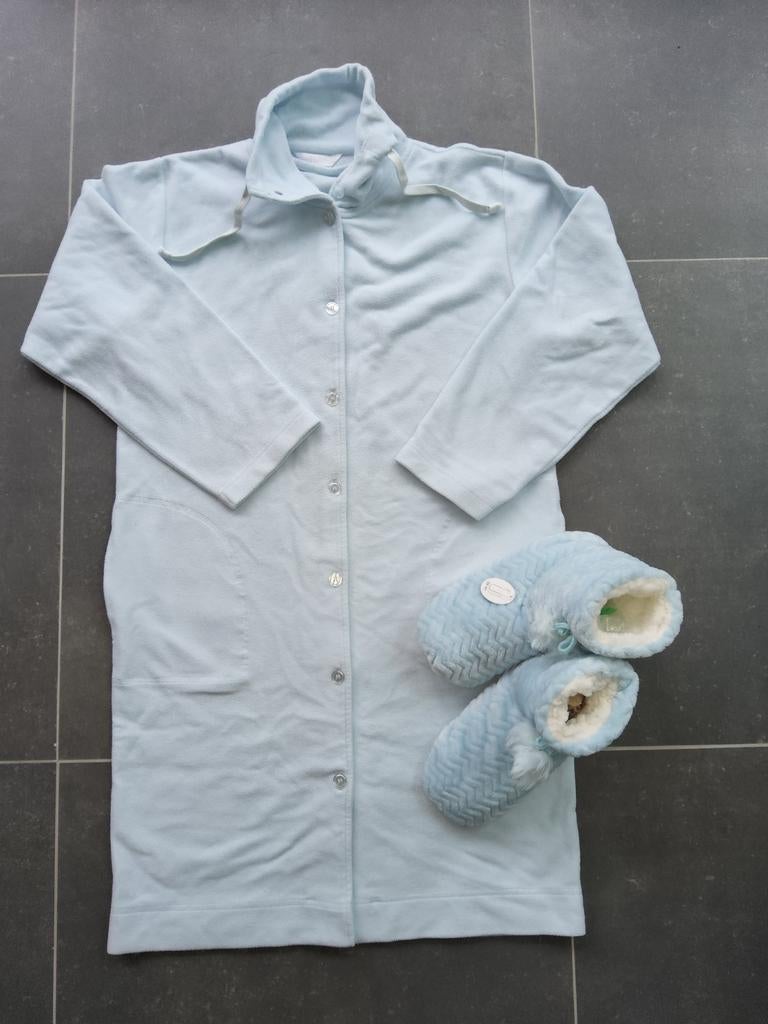 Kamerjas in fleece - défaut, Kleding | Dames, Maat 38/40 (M), Blauw, Ophalen of Verzenden, Hunkemöller