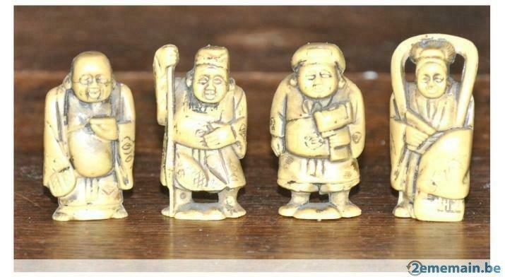 4 figurines publicitaire fromage milkana, Collections, Enlèvement ou Envoi, Utilisé