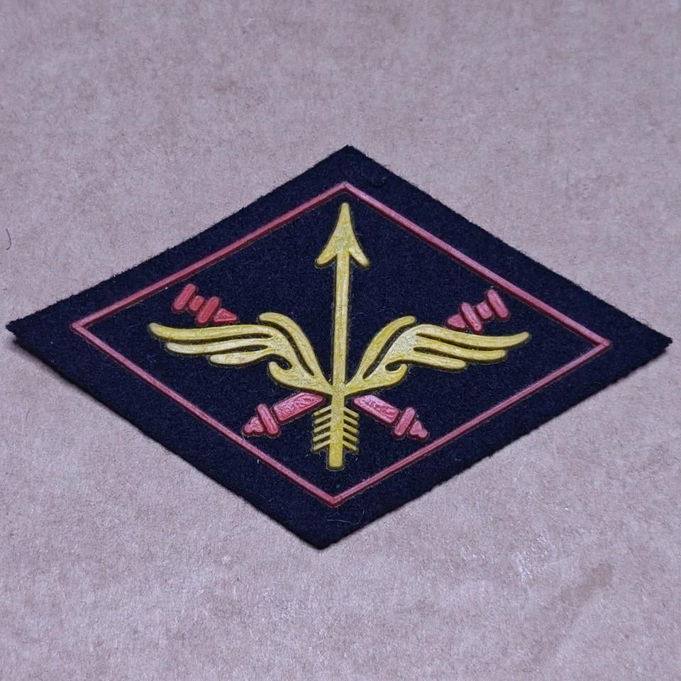 Patch vintage - Force aérienne belge - Artillerie antiaérien, Enlèvement ou Envoi, Armée de l'air, Emblème ou Badge