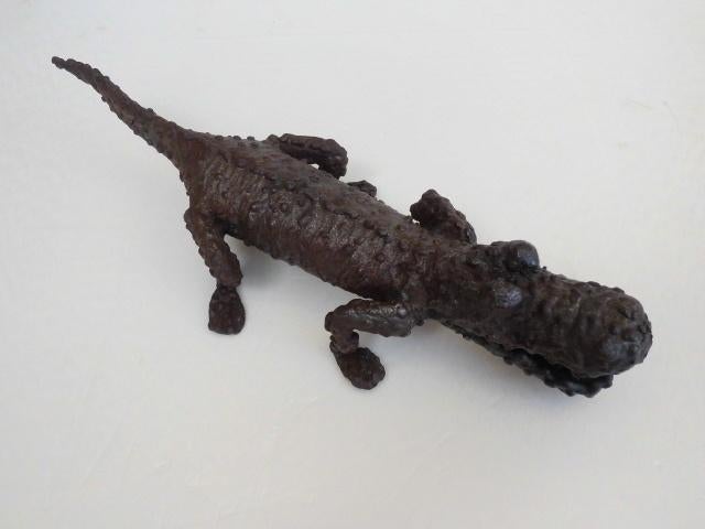 Antieke krokodil, Antiek en Kunst, Ophalen of Verzenden