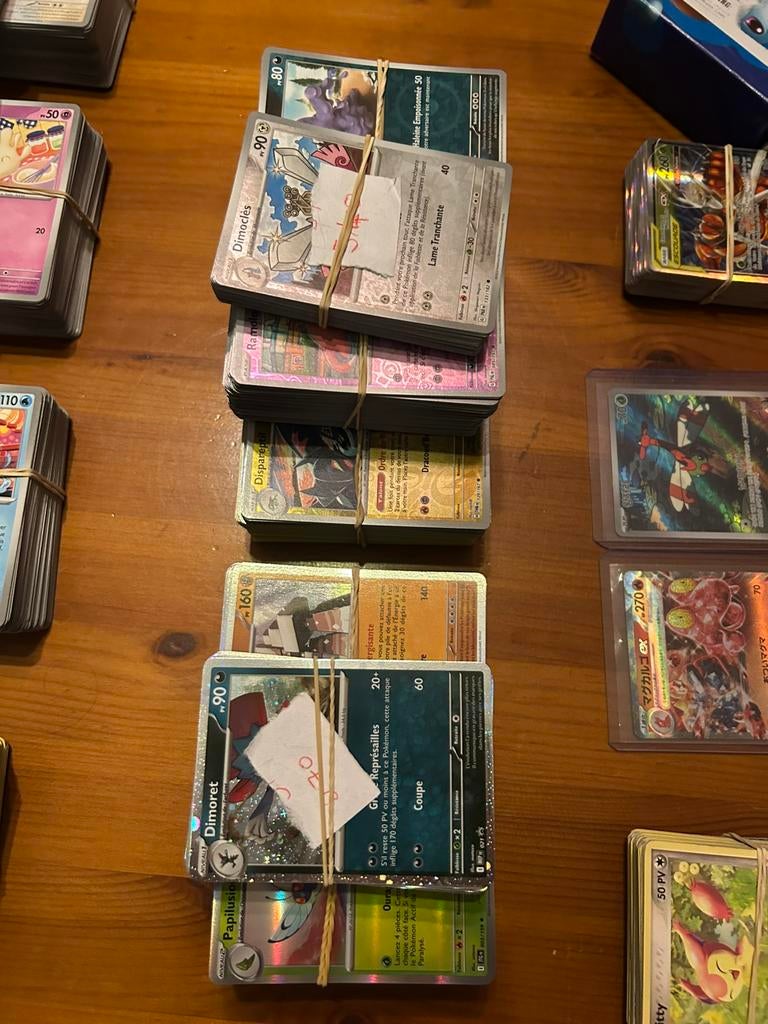 Lot 100 cartes Pokémon holo et revers, Enlèvement ou Envoi, Comme neuf