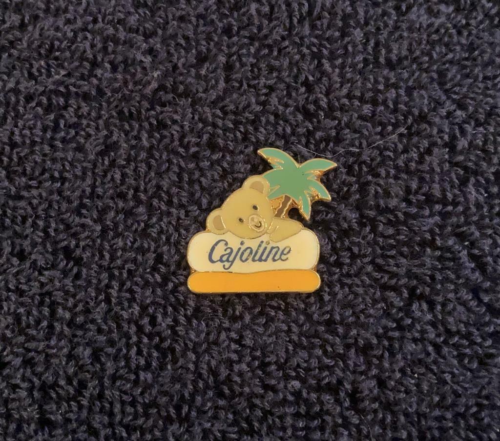 PIN - CAJOLINE - WASVERZACHTER - LESSIVE - KOALA - PALMBOOM, Envoi, Utilisé, Marque, Insigne ou Pin's