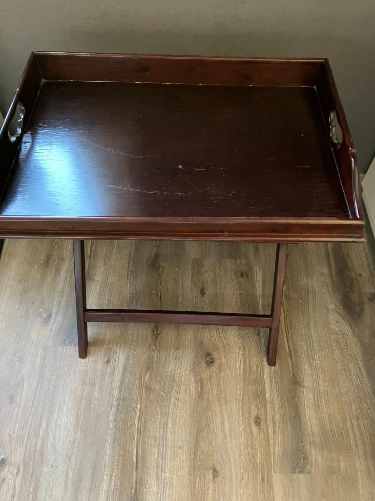 Bijzettafels, Ophalen, Gebruikt, Rechthoekig, Hout