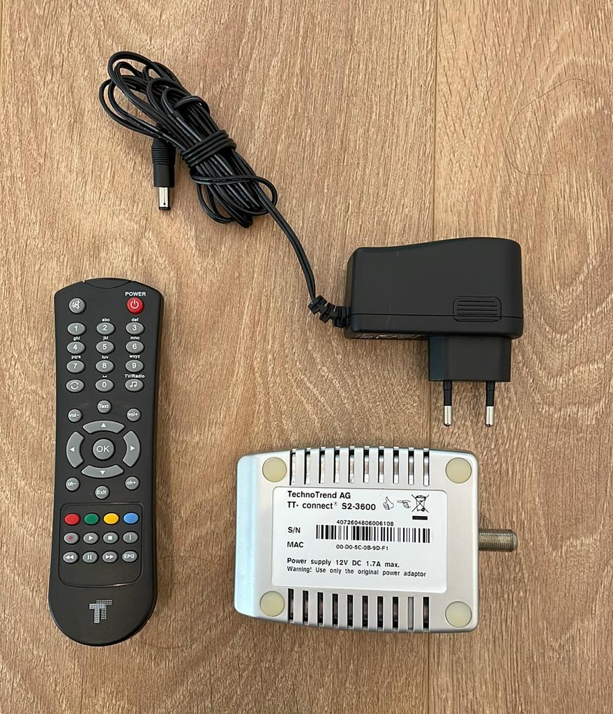 Décodeur SAT USB TechnoTrend TT connect S2-3600, Utilisé