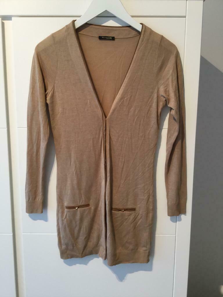 Massimo Dutti, lange camel kleurige Gillet, nieuwstaat, XS, Kleding | Dames, Ophalen, Nieuw
