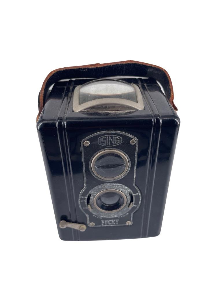 Appareil Photo Vintage : Camera Ising Pucky Bakélite, Enlèvement ou Envoi, 1940 à 1960, Appareils photo