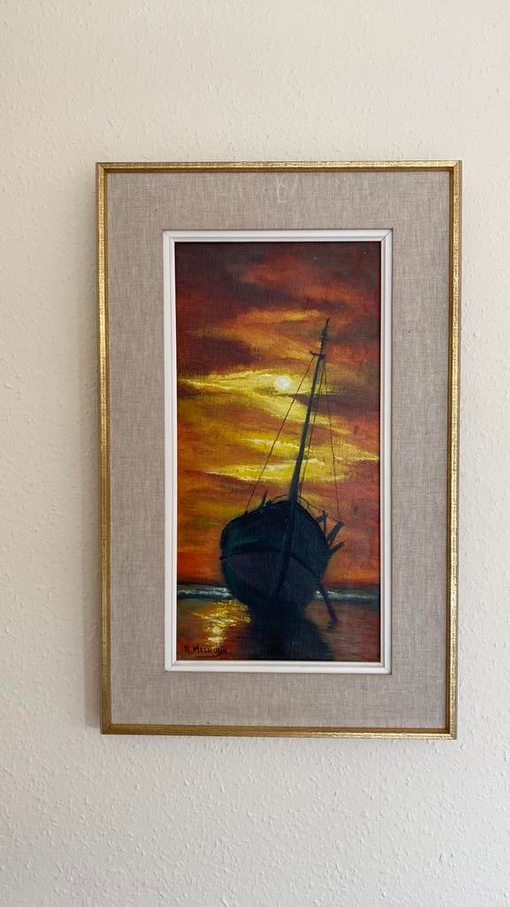 Schilderij van scheepswrak, Enlèvement