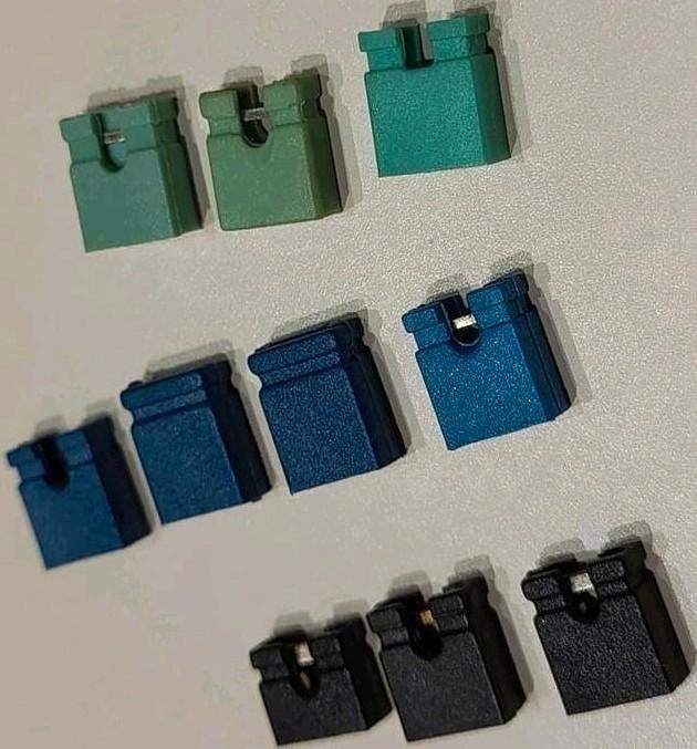Lot de 10+5  jumper  occasion pour carte-mère ou disque dur., Informatique & Logiciels, Cartes mères, Utilisé, Enlèvement ou Envoi
