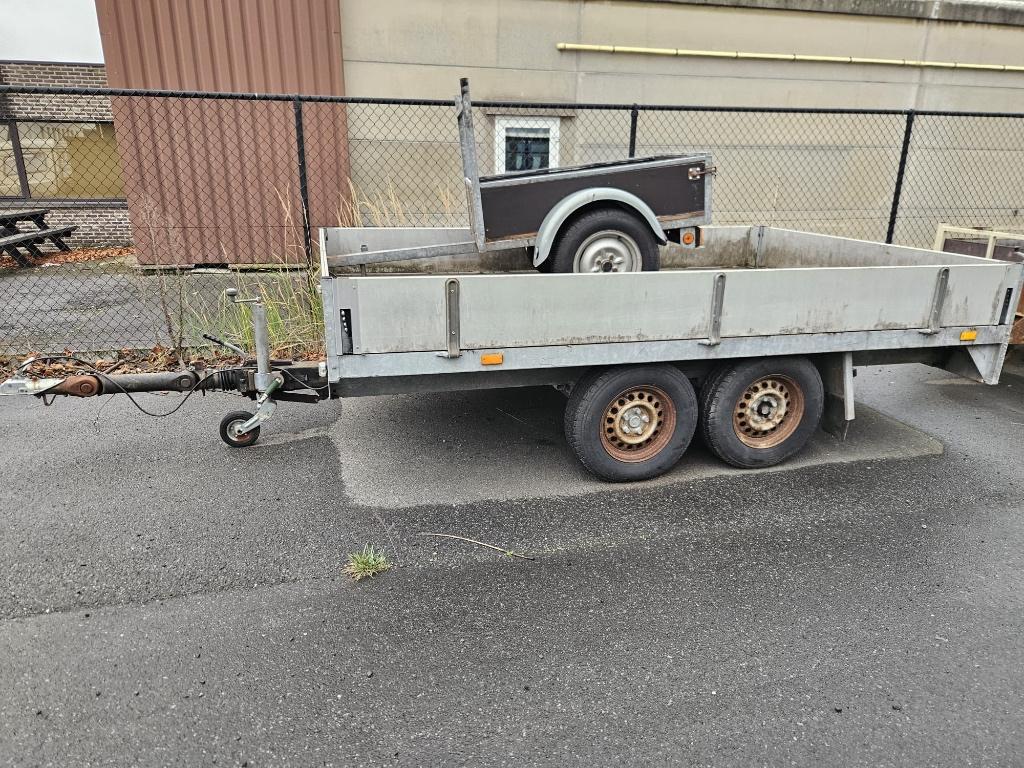 2 Aanhangwagen.   ANCAR 2500Kg,, Auto diversen, Aanhangers en Bagagewagens, Ophalen, Gebruikt