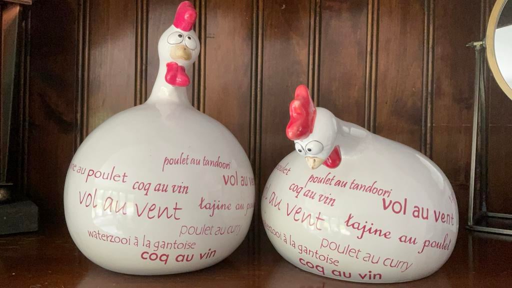 Koppel kippen, Antiek en Kunst, Ophalen
