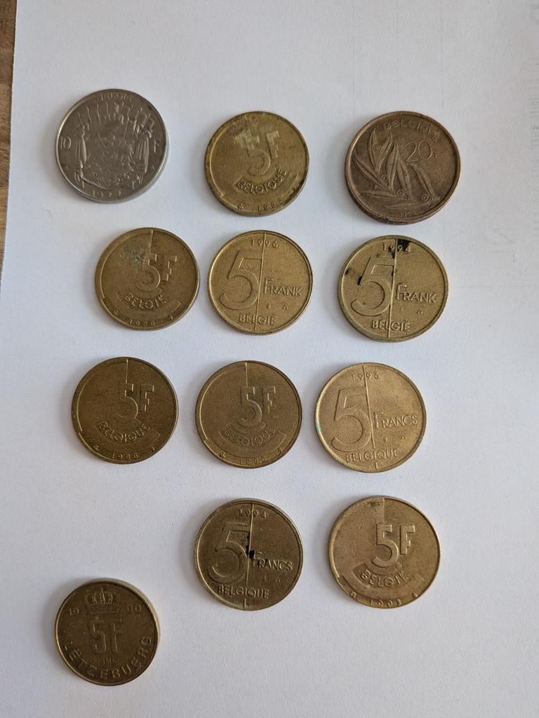 Oude Belgische munten, Ophalen, Luxemburg