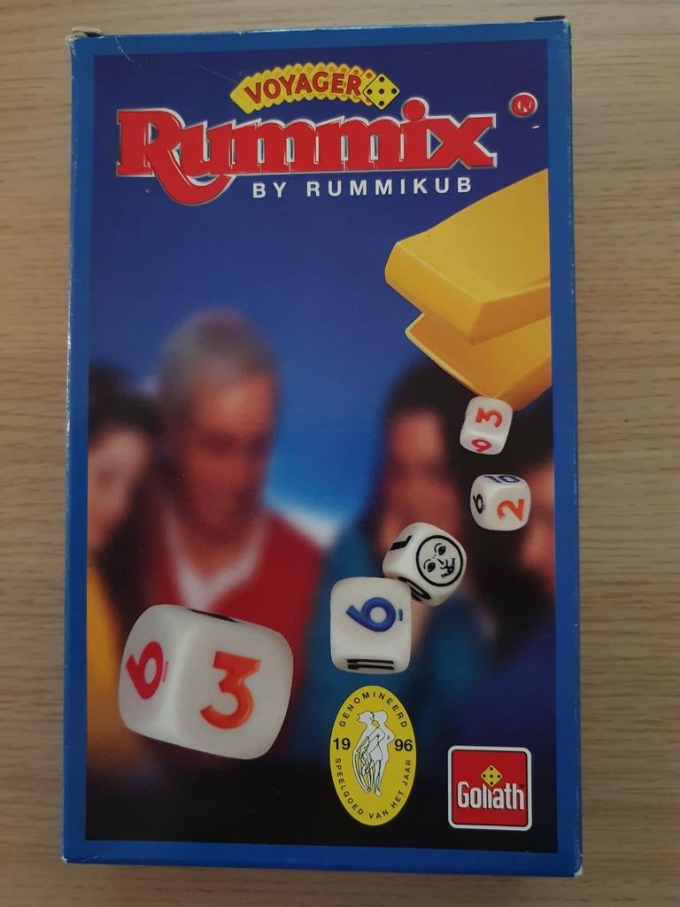 reisspel Rummix by rummikub, Hobby en Vrije tijd, Vijf spelers of meer, Ophalen, Zo goed als nieuw