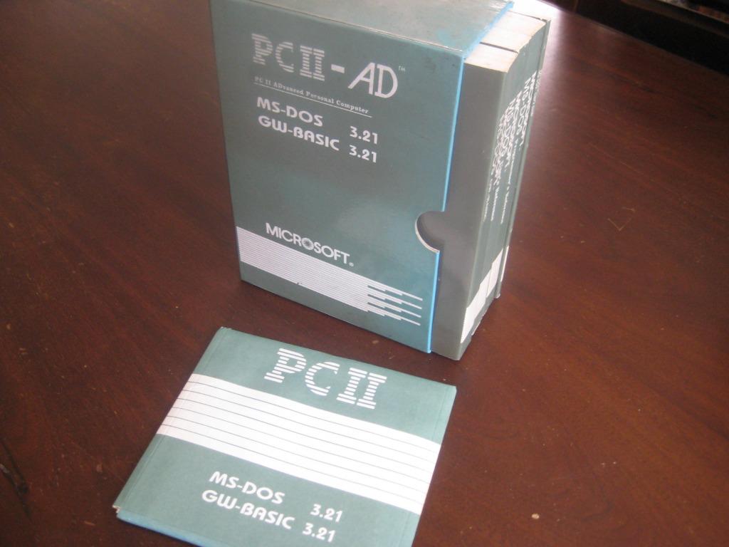 MS-DOS  -  PCII - AD, Computers en Software, Ontwerp- en Bewerkingssoftware, Ophalen of Verzenden