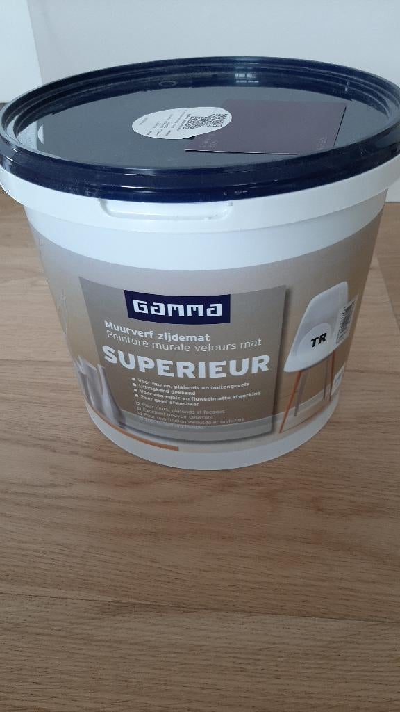 GAMMA superieurverf zijdemat 5L Paars, 5 tot 10 liter, Paars, Nieuw, Ophalen of Verzenden