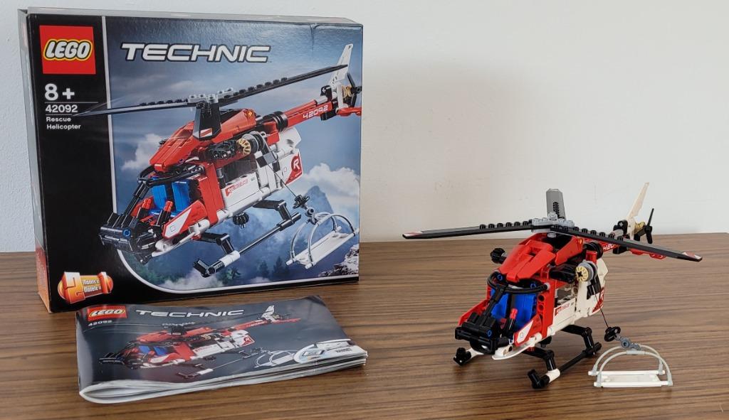 lego technic 42092: reddingshelikopter (2 in 1), Ophalen of Verzenden, Zo goed als nieuw, Complete set, Lego
