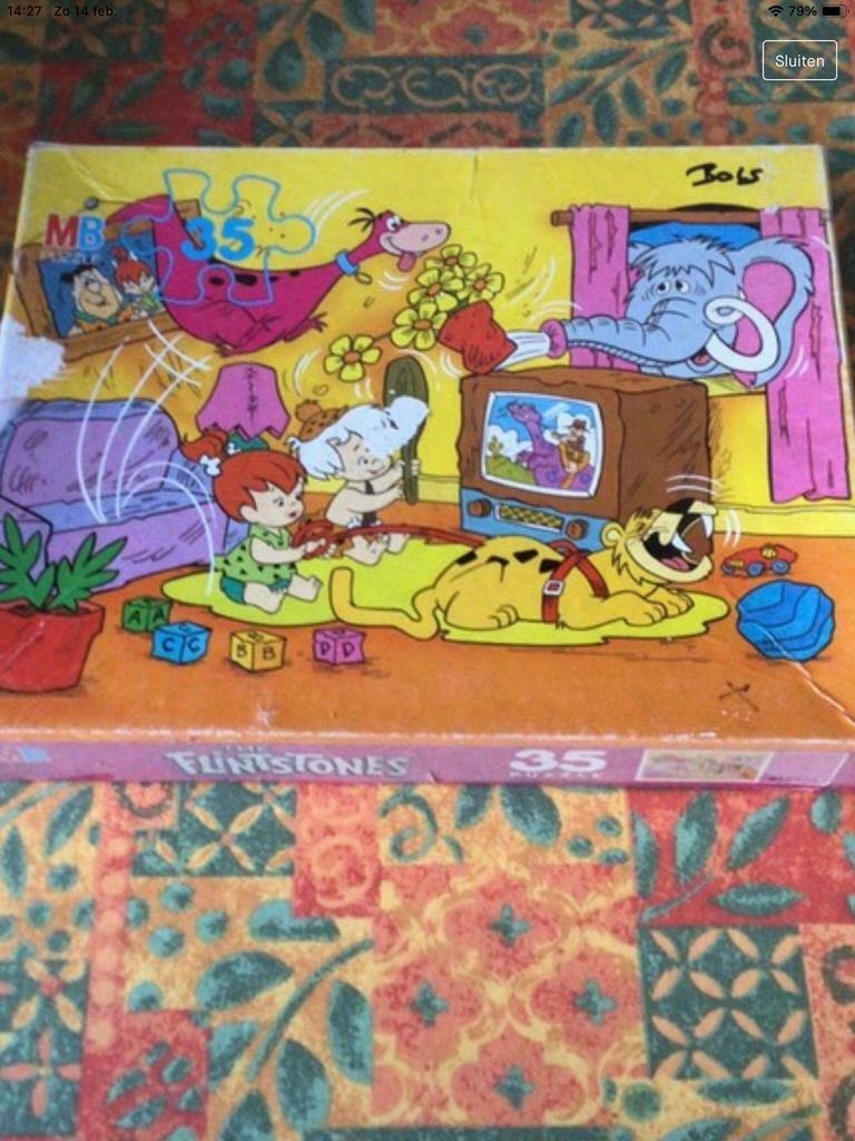 Les puzzles Flinstones, Enlèvement ou Envoi, 10 à 50 pièces, Utilisé