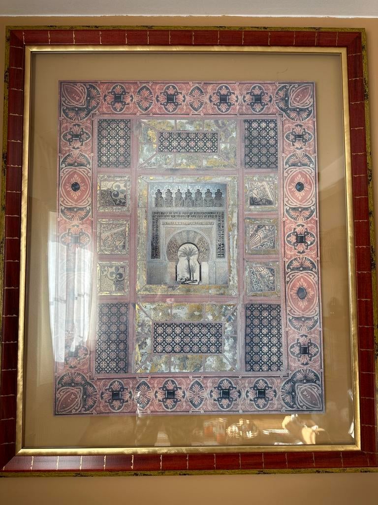 Cadre vitré décor Medina de Marrakech, Ophalen, Zo goed als nieuw