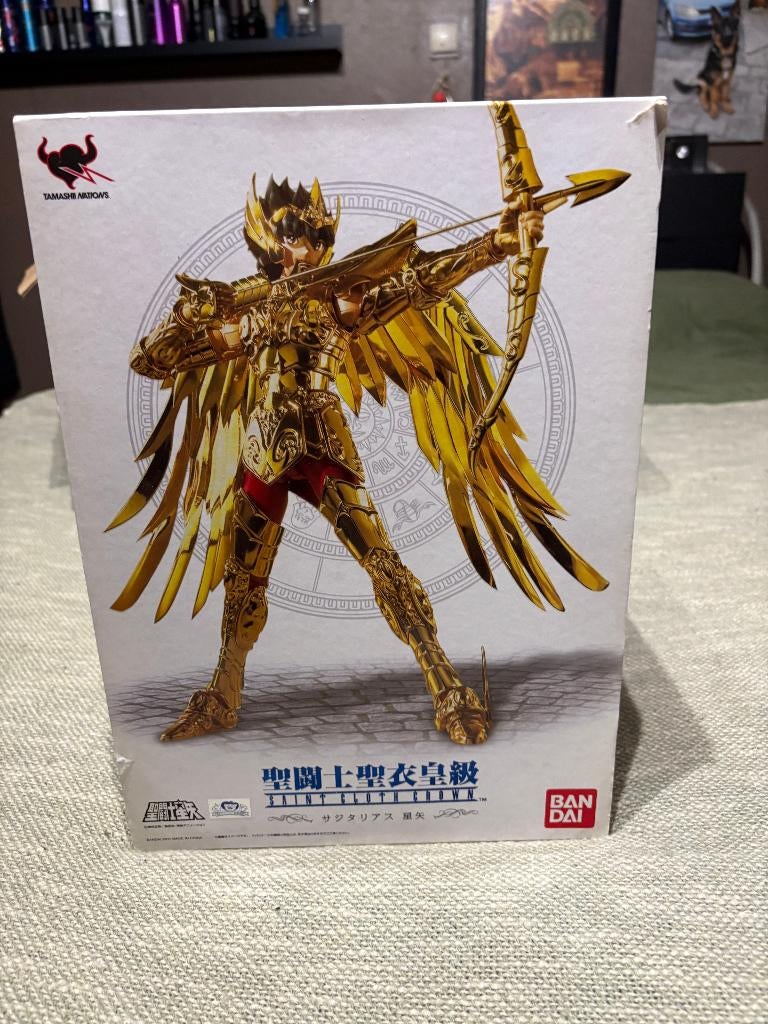 figurine saint seiya myth cloth crown sagittaire, Collections, Enlèvement ou Envoi, Utilisé, Autres types