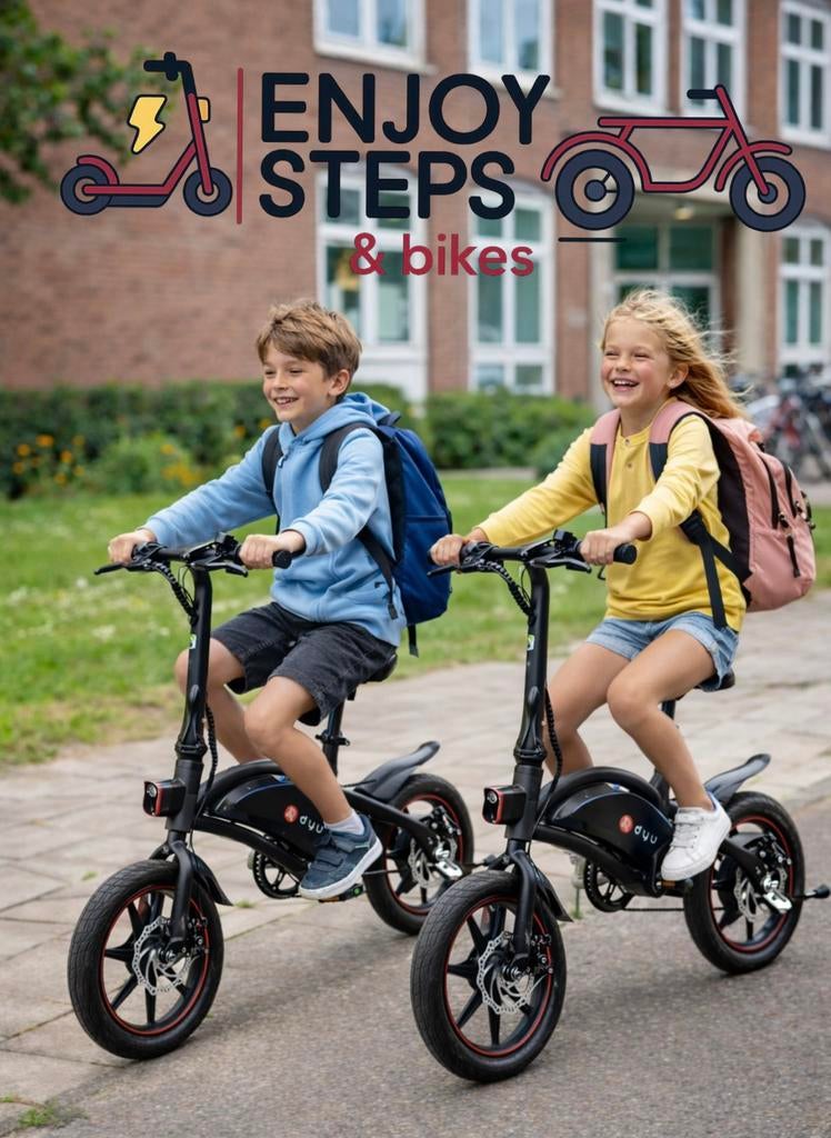 ACTIE! Nieuwe Dyu D3F E-bike 25kmh 14inch Met of Zonder Gas, Overige merken, 14 tot 16 inch, Nieuw, Ophalen of Verzenden