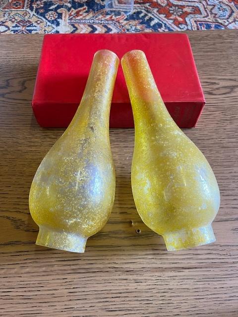 Glazen voor olielamp, Antiek en Kunst, Ophalen