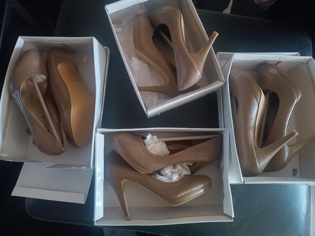Lot 4 chaussures neuves habime 37,39,40 le tout pour 12€, Ophalen, Nieuw