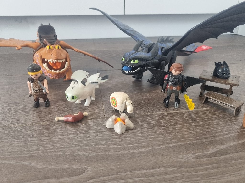 Playmobil Dragons - Draken 2 sets, Kinderen en Baby's, Speelgoed | Playmobil, Ophalen, Complete set, Zo goed als nieuw, Dragons