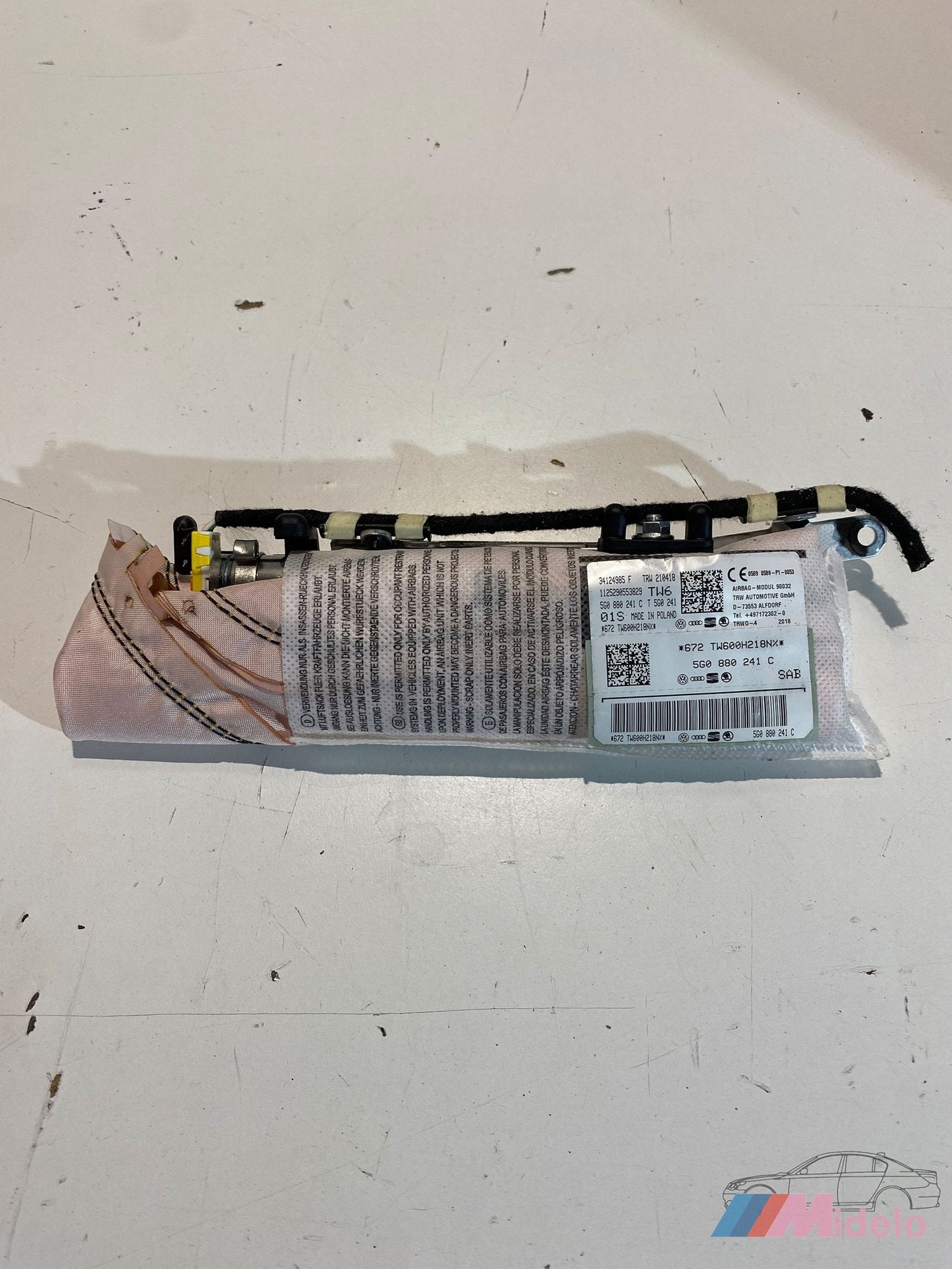 VW GOLF VII STOEL AIRBAG LINKS 5G0880241C, Auto-onderdelen, Gebruikt, -, Volkswagen, -