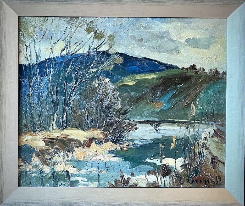 René Méwissen. L'ourthe à Tilff. 1961., Enlèvement ou Envoi