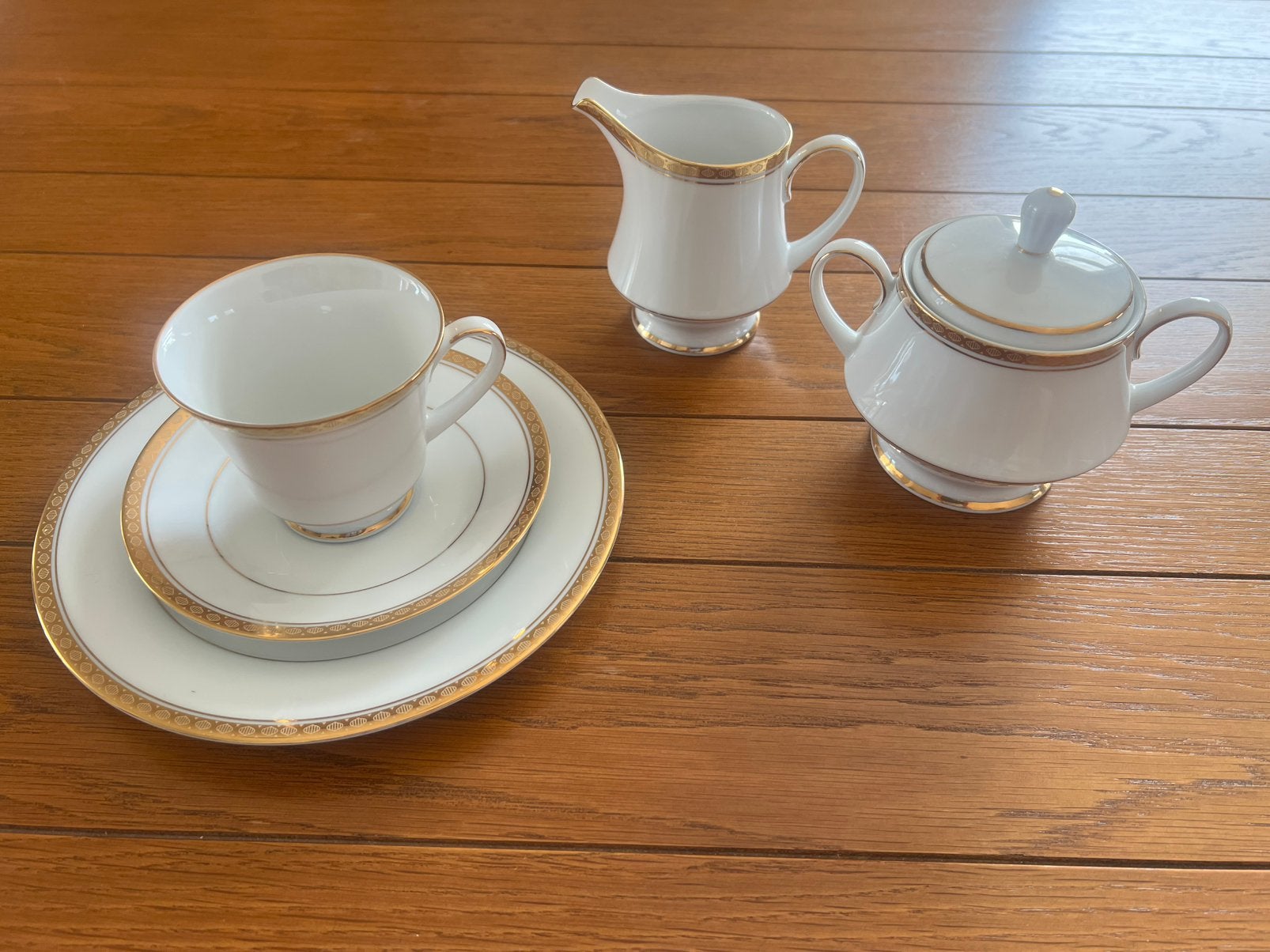 Koffieservies in porselein, Ophalen