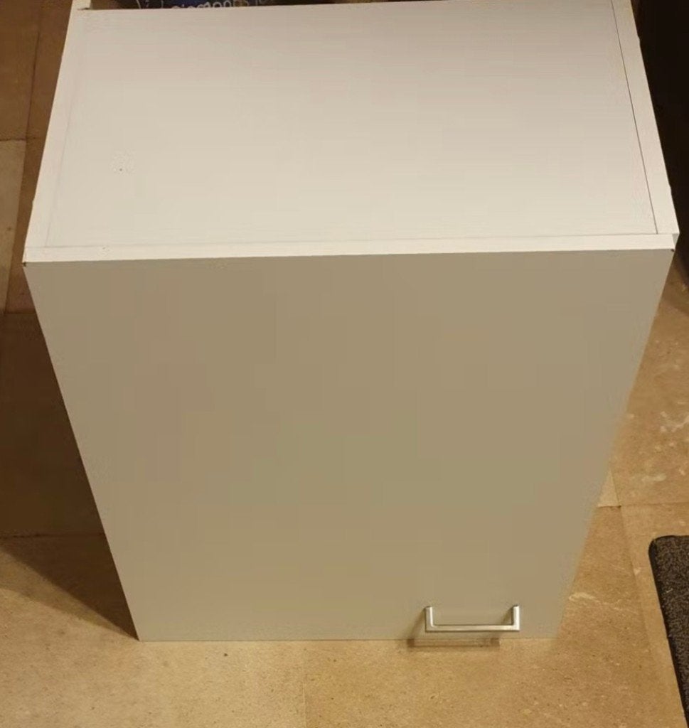 wit (hang-)kastje, Ophalen, Minder dan 50 cm, Wit, Zo goed als nieuw