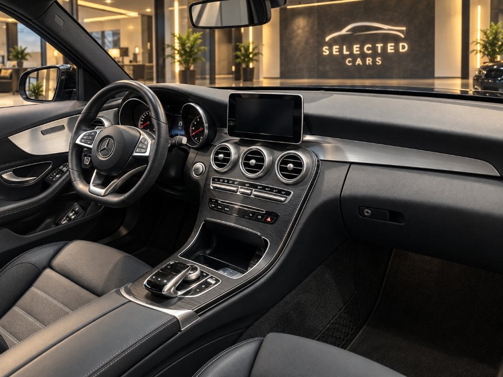Mercedes-Benz C180 AMG*NIGHT EDITION*PANO*CAMERA*MULTIBEAM, Auto's, Automaat, Dealer onderhouden, Achterwielaandrijving, 4 cilinders