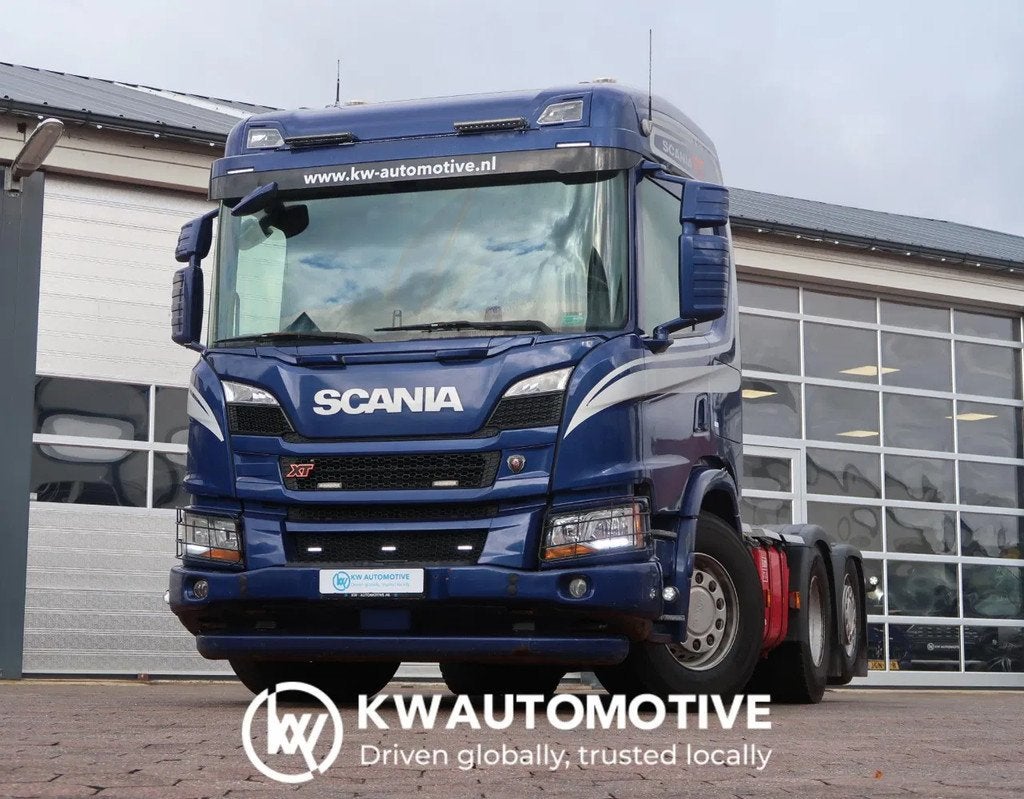 Scania P500 6x2/ FULL AIR/ HYDRAULIC/ LEATHER/ 2.950 WB/ DIF, Autos, Camions, Entreprise, Achat, ABS, Caméra de recul, Airbags