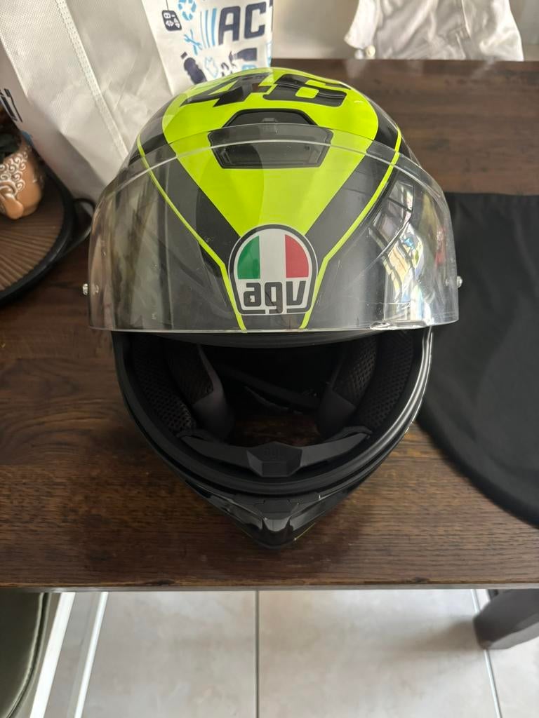 VR46 helm in beperkte oplage, Motoren, Kleding | Motorhelmen, M, Ophalen, Nieuw met kaartje, Integraalhelm