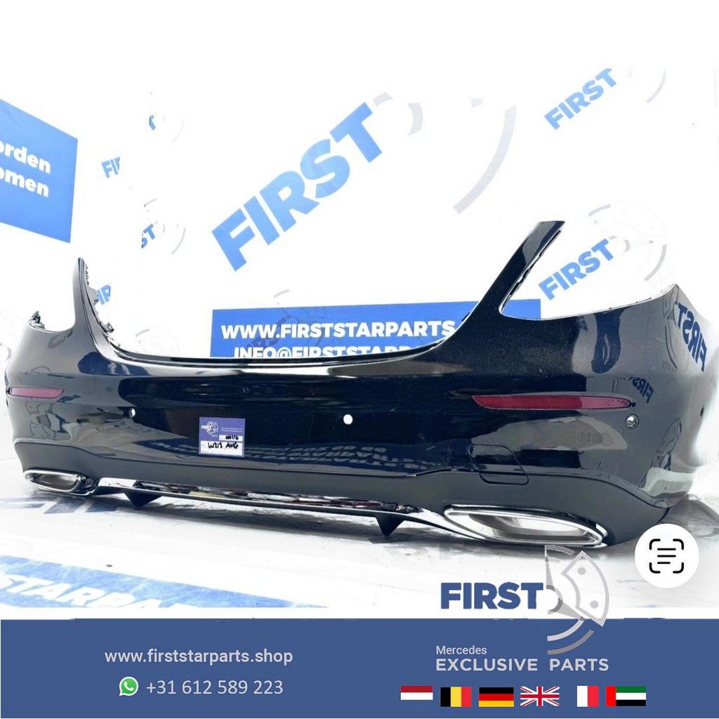 W213 AMG Achterbumper A2138850001 Mercedes E Klasse 2016-201, Gebruikt, -, Ophalen of Verzenden, Achter