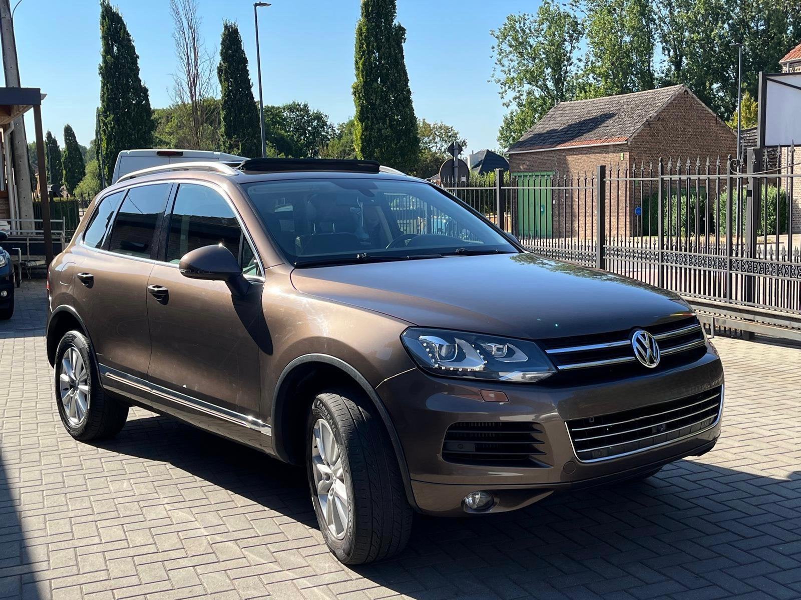 Vw toureg Full option 240pk 3.5t trekvermogen!!, Auto's, Automaat, Euro 5, 176 kW, Bruin