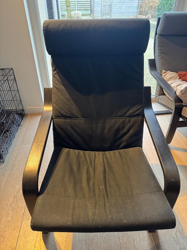 Stoel IKEA, Ophalen, Zwart, Zo goed als nieuw, Stof